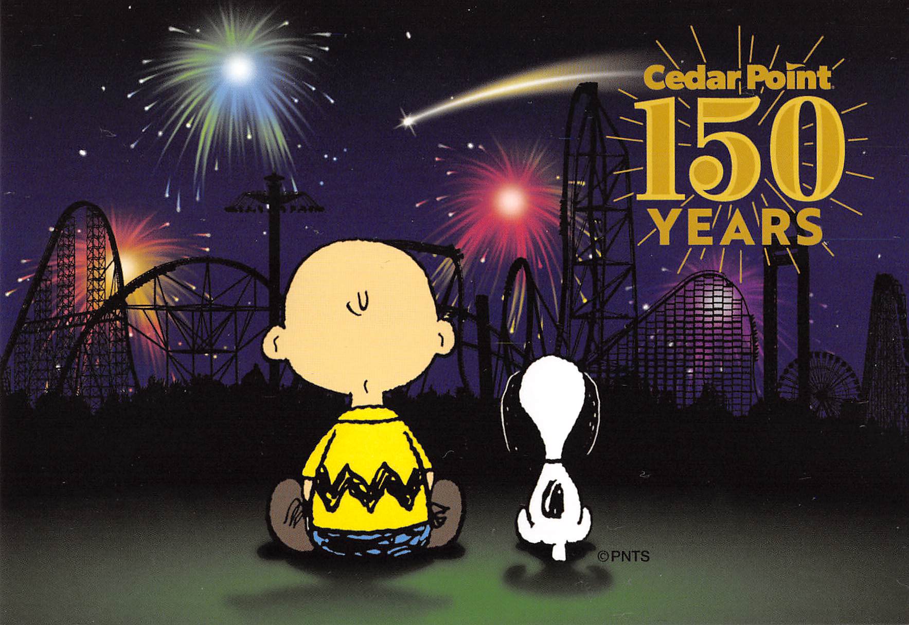 USA – Cedar Point – MY PEANUTS GANG AND SNOOPY POSTCARD COLLECTION